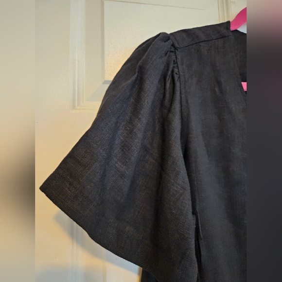 Black linen dress - Picture 7 of 10